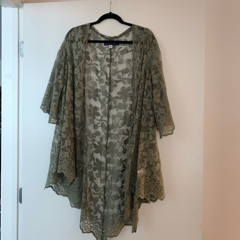 Floral Lace Boho Kimono